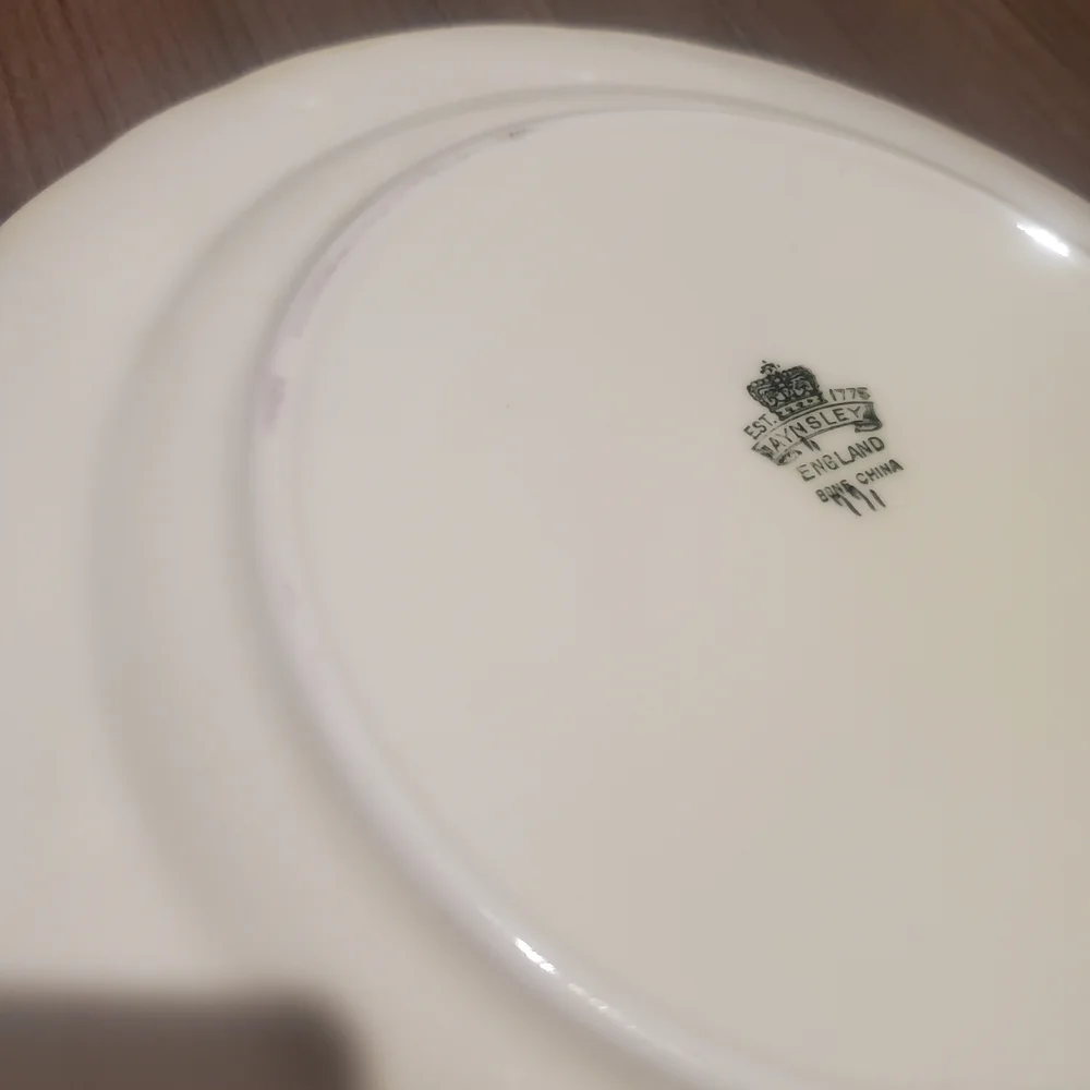 Vintage Aynsley Bone China Plate floral design replacement plate